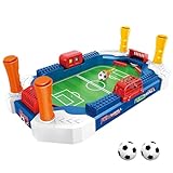 Grtheenumb Tischfußball, Tischfußballspiel für Kinder, Mini-Fußballspielbrett, Indoor-Sportspielzimmer, Flipper, interaktives Geburtstagsspielzeug für 3–12-jährige Familienkinder