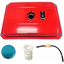 Universal 4 Gallon Diesel Generator Fuel Tank, ABS Material, Chrome Finish, Fits Most Open Frame 5-7KW Generators