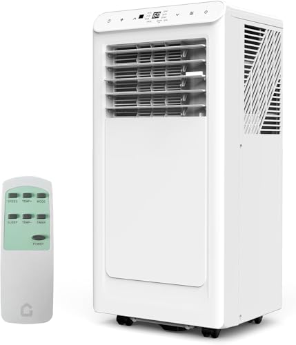 Image of Garvee 8,000 BTU Portable Air Conditioner, 3-in-1 Portable AC Unit with Cool, Dehumidifier & Fan Modes, Covers Rooms up to 350 sq.ft, Sleep Mode, Remote Control, Timer & Full Window Kit