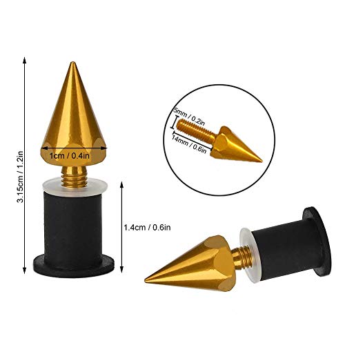Image of Wind Screen Spike,Windshield M5 Screws Nuts Fit for Motorcycle Modification, golden, default