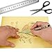 Colored Vellum Paper 8.5 x 11'' 50 Sheets Transparent Vellum Paper Translucent Printable Tracing Paper for Drafting Ink Jet Laser Printer (Multicolored)