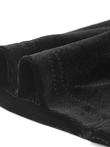 Image of Allegra K Long Sleeve Velvet Shrug Top for Women's Open Front Cocktail Party Cropped Bolero Cardigan