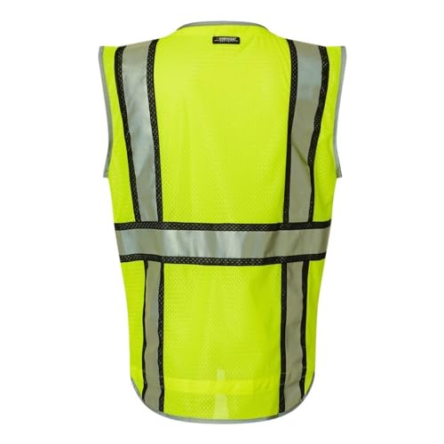 Kishigo Premium Brilliant Series® Ultimate Reflective Vest L Lime2