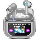 Auriculares Traductor en Tiempo Real 164 Idiomas Traductor Instantaneo de Voz, Cancelación de Ruido ANC/ENC, 7 Modos Traducción, Pantalla Táctil LED, 48 Horas, Cascos Traductores de Idiomas 3-en-1