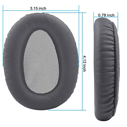 Almohadillas de repuesto WH-CH700N de cuero sintético para auriculares, cojines para orejas, cubiertas de orejeras, piezas de reparación compatibles con auriculares WH-CH700N (Negro) miniatura 5