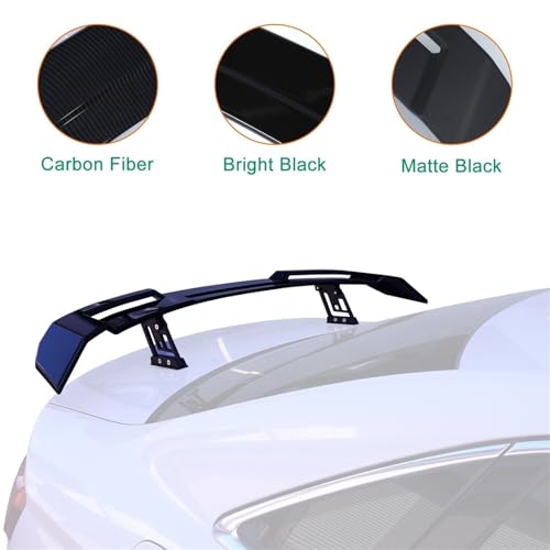 Aileron pour arrière de voiture A3 A4 A6 spoiler de coffre noir mat