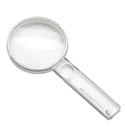 Eschenbach 2612407 - Lupa de Lectura con Lente Adicional en el Mango, Dimensiones Lente: Ø 45 mm, Aumento: 3,25x, Dioptría: 9 Cover