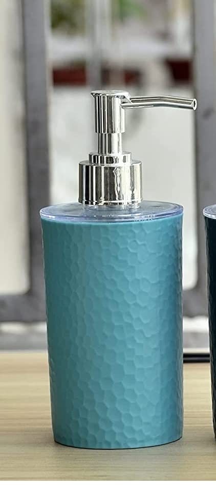INDIGINOUS Unbreakable Soap Dispenser Bottle Set with Pump for handwash in Bathroom, Kitchen Sink, Multicolor Plastic Body and Chrome Finish on Top (Multicolor Blue, 1) (B09SJ28JFJ) Amazon Price History, Amazon Price Tracker