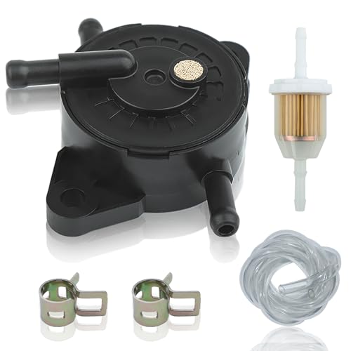 AUMEL Kit de pompe à carburant pour 49040-0770 49040-7008 Moteurs de la série Kawasaki Modèle FR FS FX MIU12470 Tondeuse pour John Deere 647A 657A 667A 652B...