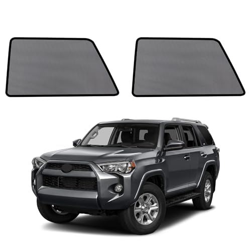 Image of KOCZIL Car Window Shades for 2011-2023 4Runner - Rear Side Window Sun Shade for Baby, Breathable Mesh Car Privacy Window Covers, UV Protection & Heat Insulation for Road Trips Napping Camping (2 PCS)