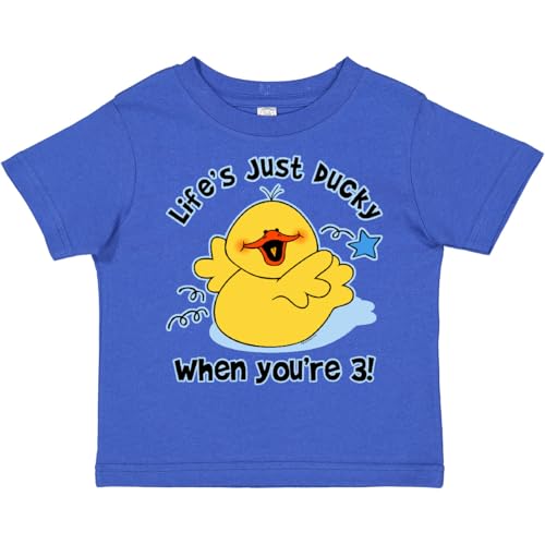 inktastic Life's Ducky 3rd Birthday Toddler T-Shirt