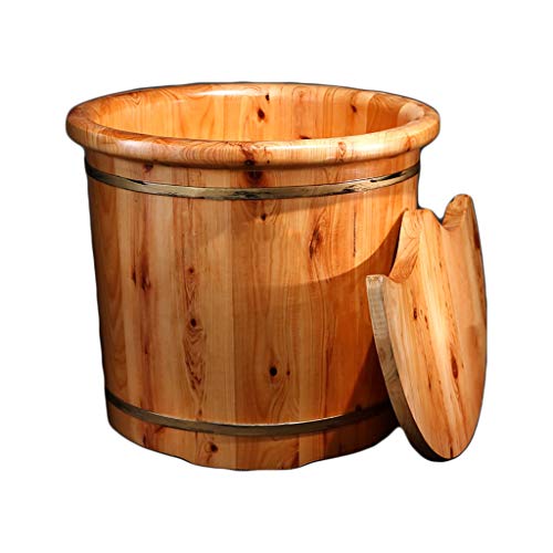 Balde de madera para baño de pies 35 cm alto