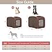 Petsfit Pop Up Dog Crate, Portable Dog Crates for Medium Dogs，Lightweight&Collapsible Pet Cage Cat Kennel, Included Soft Mat and Carrying Case，Red，Medium