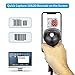Handheld USB QR Barcode Scanner, NetumScan Wired Automatic 1D 2D Image Bar Code Reader with Adjustable Stand for Store, Supermarket, Warehouse (Wired)