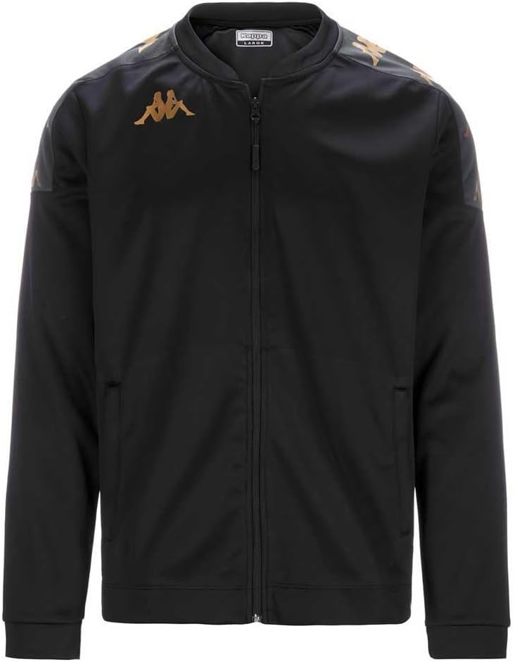 KAPPA IT Boys' Fleece Anorak Jacket, Black, 14Y