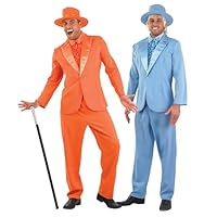 Fun Shack Blue Tuxedo Costume Men, Blue Suit Costume, Character Costumes For Men, 90s Halloween Costumes For Men XXXL
