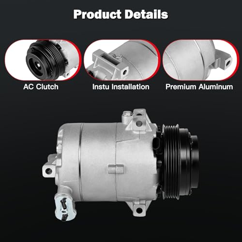 Image of Air Conditioning Compressor for Pontiac G6 Grand Am 2.2L 2.4L 3.4L