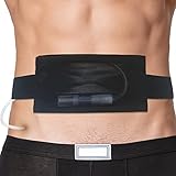 Breathable Peritoneal Dialysis Belt PD Catheter Holder Belt with Mesh Pouch Stretch for Peg/G/J Feeding Tube Accessories Transfer Set Fixation Nursing Supplies Men Women
