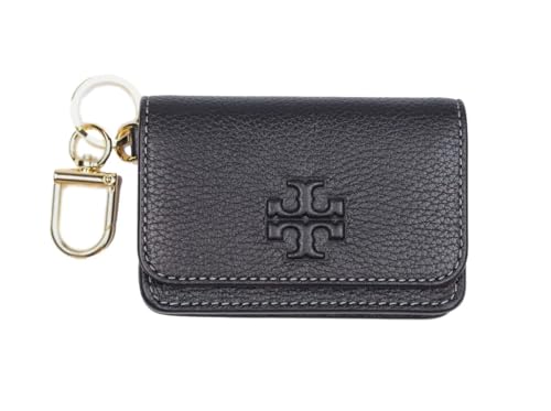 Tory Burch Thea Flap Card Case (Black)