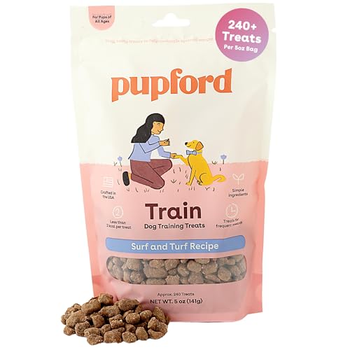 Pupford Freeze Dried Training Treats for Dogs & Puppies, 240+ Six...