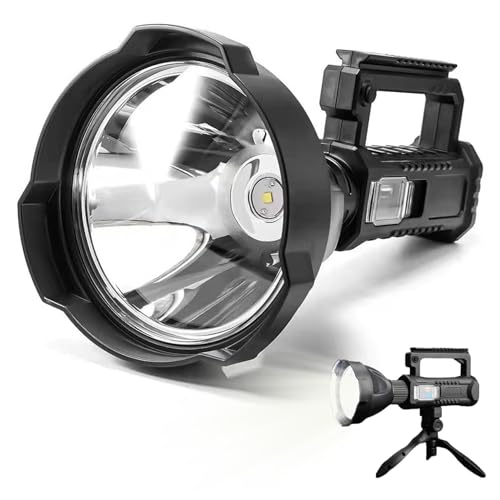 Projecteur rechargeable IPX6 étanche avec trépied et 4 modes d'éclairage pour camping