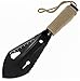 Mini Pala Giardino, Pala Acciaio Inossidabile Giardino, Pala Giardino Portatile Metallo, Pala Attrezzi Scavo Giardino, per Giardinaggio, Agricoltura e Campeggio (Nera)