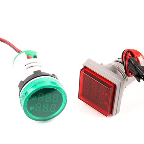 Minuterie numérique LED 22mm AC 380V signal lumineux montage panneau temporisateur