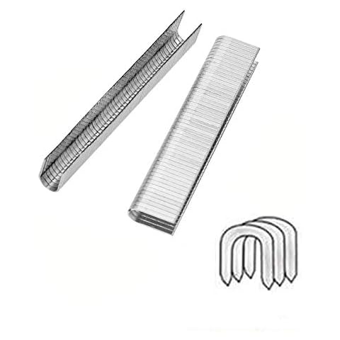 U Type Staples SENRISE 12mm Staples Heavy Duty Universal Standard Nails for Decoration, Carpentry, Furniture, Billboards (1 Box, 1000Pcs/ Box) Cover