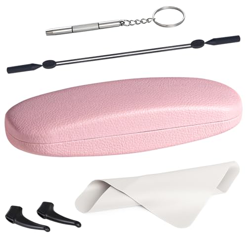 Image of RayLove Unisex Hard Shell Eyeglasses Cases, Protective Case For Glasses