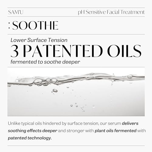 SAM'U pH Sensitive Facial Treatment – Nourishing, Hydrating Facial Treatment with Ceramides – Korean Skin Care Treatment Face Serum – 1.69 Fl Oz - Image 6