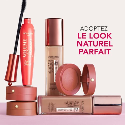 BOURJOIS - Boîte Ronde Blush 15 Rose Eclat - Piceau & Miroir Intégré - Technologie Fard Cuit - Texture Fine & Légère - Facile À Estomper - Parfum Gourmand