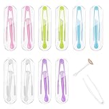 10Stück Kontaktlinsen Einsetzhilfe, Kontaktlinsen Pinzetten Saugnapf, Kontaktlinsenpinzette Sauger weiche linsen,Kontaktlinsen Entferner, Kontaktlinsen Hilfe zum Einsetzen, Contact Lens Tweezers