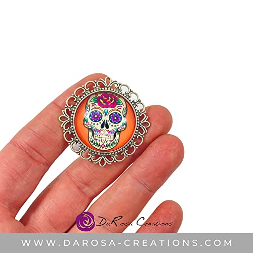 Sugar Skull Drawer Knobs For Cabinets And Dressers Mexican Decor Day Of The Dead (Option 6) #TOP3