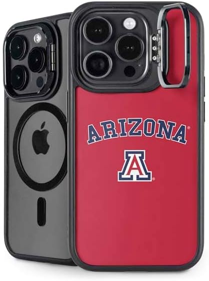 Skinit Kickstand Phone Case Compatible with iPhone 14 Pro - Officially Licensed University of Arizona Primary Logo Blue Design