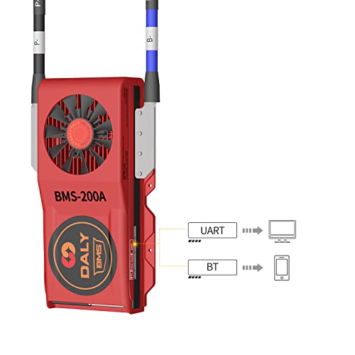 DALY BMS 48V 16S 200A Lifepo4 Smart con Ventola di...