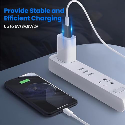 Image of Verilux Type C to USB Adapter USB 3.1 Type C to USB Charger Converter Support 10Gbps Speedy Data Transfer & 20W Fast Charging Compatible with iPhone 15, MacBook, Samsung Galaxy