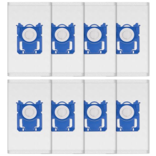 iVanzoll 8 unidades S bag bolsas para aspiradora Philips FC8021/03, para AEG GR201SM, para Electrolux E201SM s bag Classic Long Performance