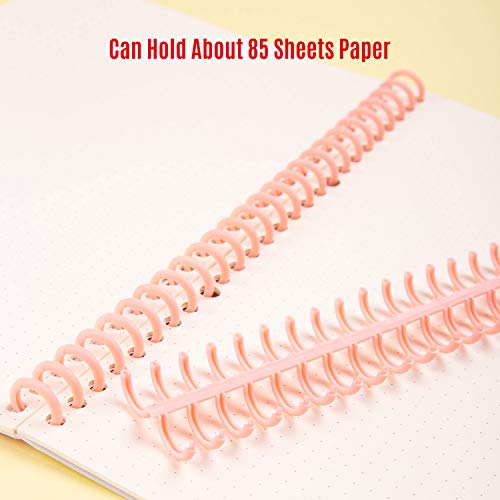 Ajcoflt 10 pcs Plástico 30 Folhas de Folhas Soltas Fichários de Encadernação Espinhos Pentes 85 Folh