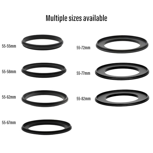 Anillo Adaptador de Lente Macho a Macho 55-67 mm para Fotografía Macro | Anillo Adaptador de Aluminio para Lentes miniatura 2