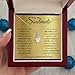 Birthday Gifts for Wife from Husband | Soulmate Necklace with Heartfelt Message Card & Box | Anniversary, Birthday, Christmas or Valentine’s Day Gift for Girlfriend, Fiancée (LED Box, Soulmate Gold Alluring)