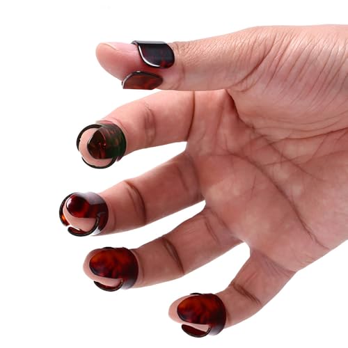 Kit Com Dedeira e 04 Unheiras Celuloide Shell Tortoise Para Viola Caipira