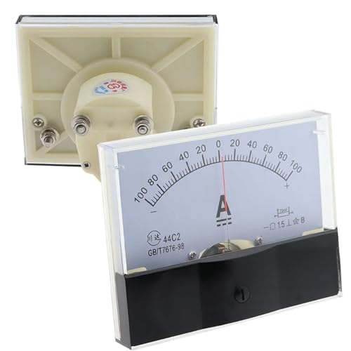 Medidor de corriente 44C2 DC con panel analógico de 50A y configuración /75mv 4