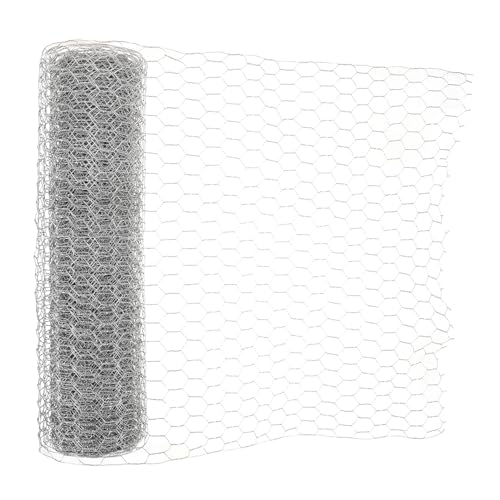 Grillage métallique hexagonal résistant aux intempéries BESPORTBLE en fer galvanisé flexible