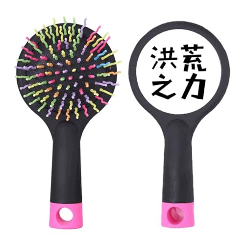 Brosse à cheveux démêlante à coussin d'air Ability Salon au motif citation chinoise zen