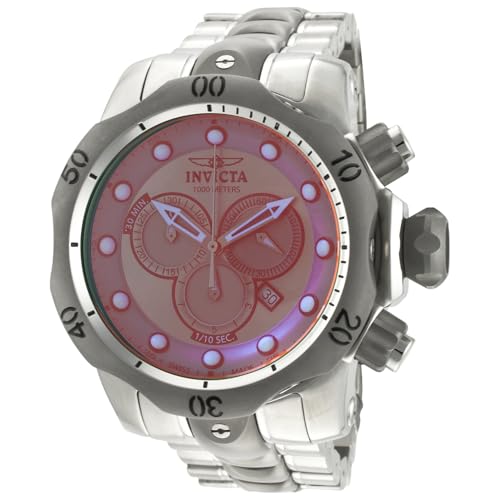 Invicta Men's Venom Reserve Chronograph 0967 - Rose Tinted Crystal