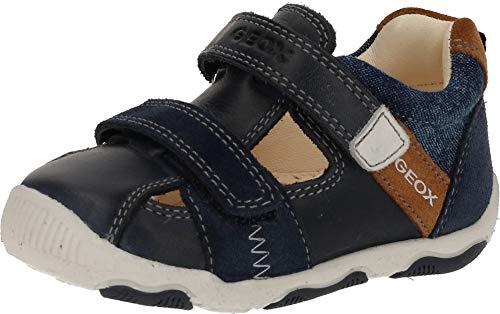 Geox B New Balu' Boy A, Sandalias de Punta Descubierta Bebé-Niños, Azul (Navy C4002), 19 EU