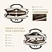 LOVEVOOK Womens Purses and Handbags, Pebbled Leather Black Purses for Women Crossbody Handbags Satchel Bag, Black/Beige