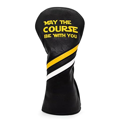 Golf Club Head Cover May The Course Be with You (for Driver(1pcs))