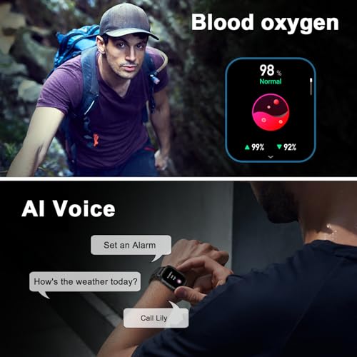 Onaneag P110 Smart Watch For Men Fitness Tracker: Make/Answer Call Military Smart Watches thumb #6