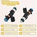04591986AA OE V6 24V MPI Fuel Injectors,Compatible with/Dodge 2.7L 3.5L Nitro Charger Journey 2005 2006 2007 2008 2009 2010,Compatible with/Chrysler 4.0L Town&Country |4 Holes| |Set of 6|